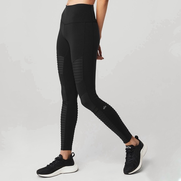Alo High-Waist Moto Legging - Picture 1 of 7